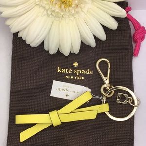 Kate spade bow bag charm or keychain